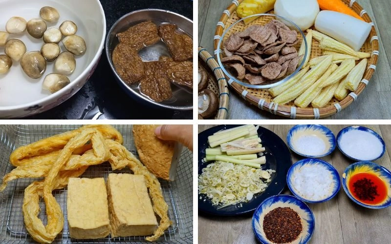 cách nấu bún bò huế chay