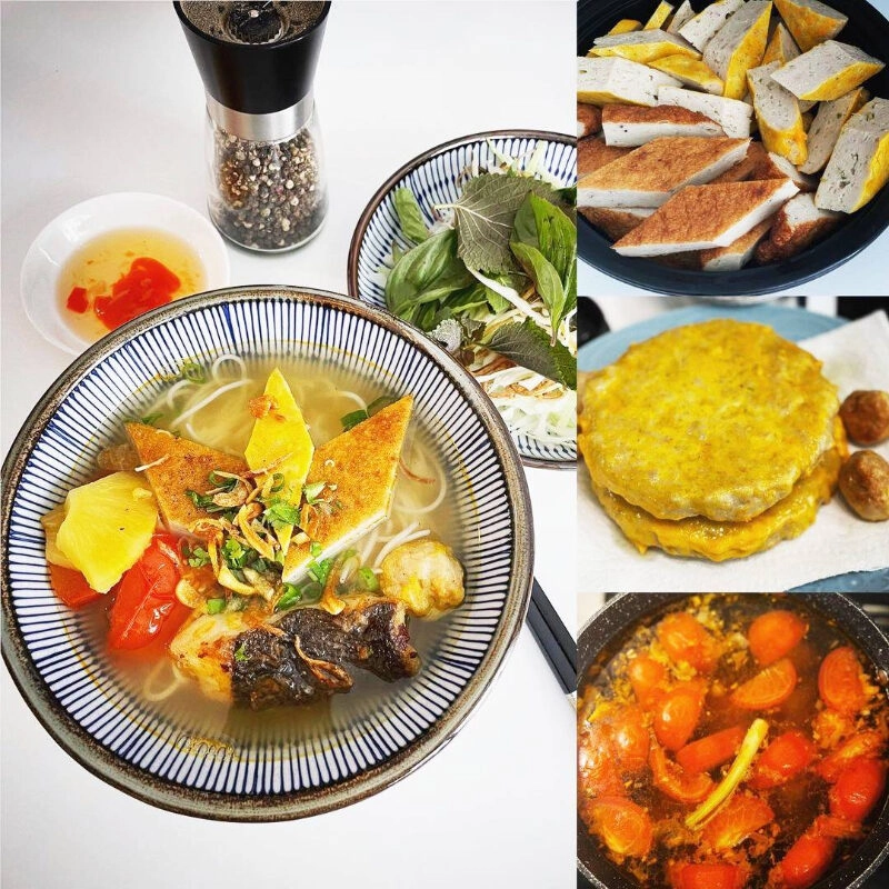 cách nấu bún cá
