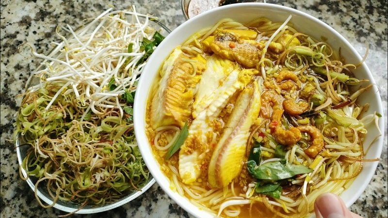 cách nấu bún cá