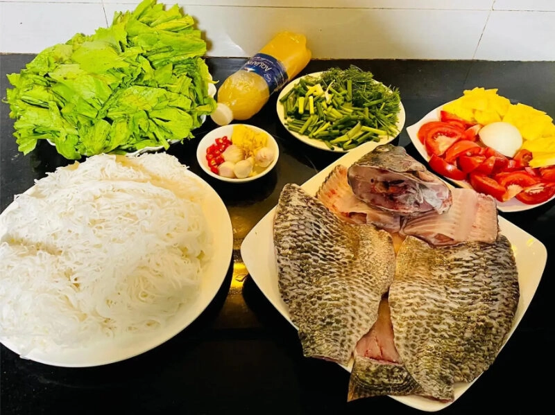 cách nấu bún cá