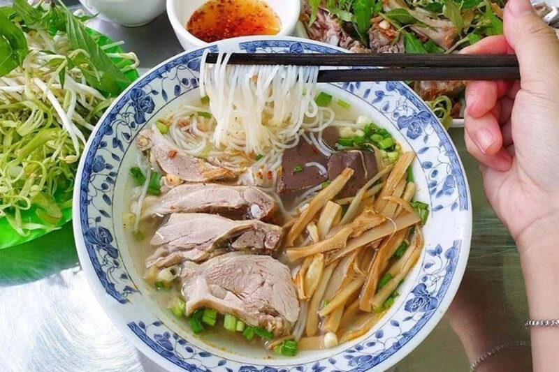 cách nấu bún măng vịt
