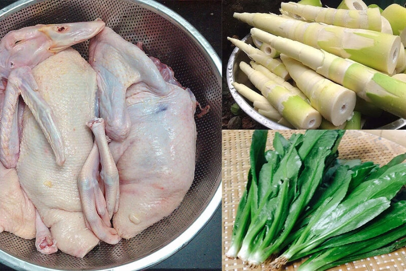 cách nấu bún măng vịt