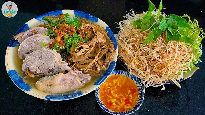 cách nấu bún măng vịt