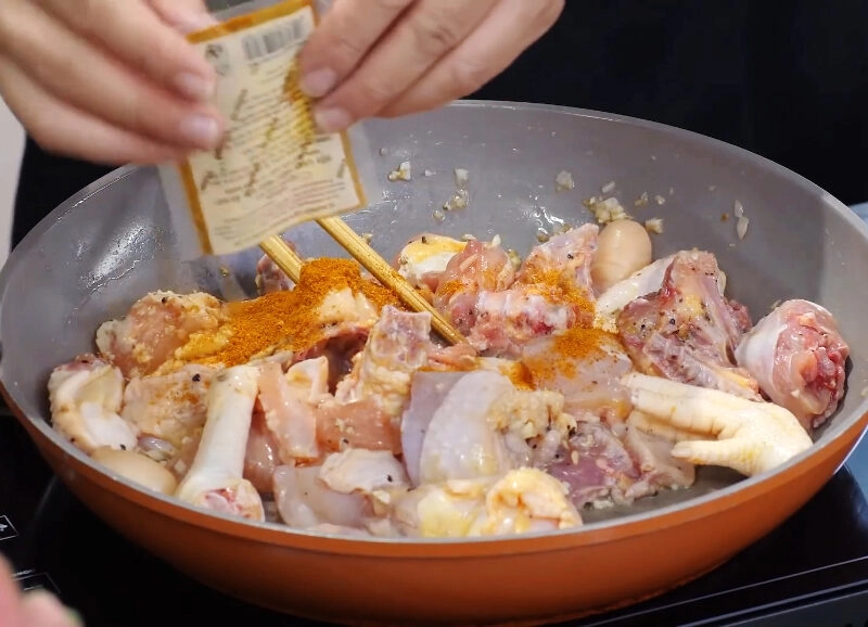cách nấu cà ri gà