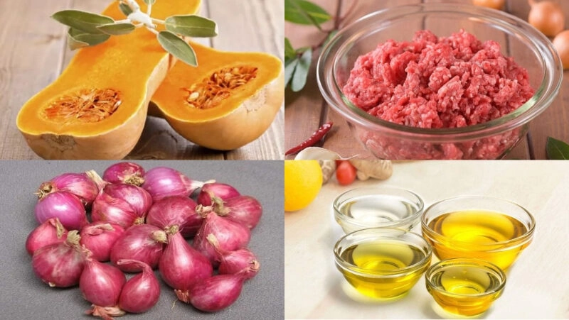 cách nấu canh bí đỏ