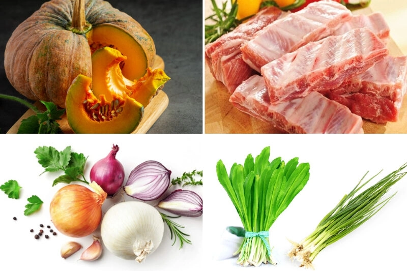 cách nấu canh bí đỏ