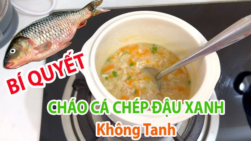 cách nấu cháo cá chép