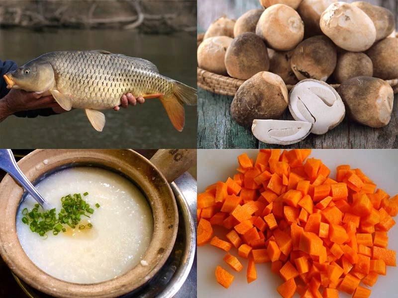 cách nấu cháo cá chép