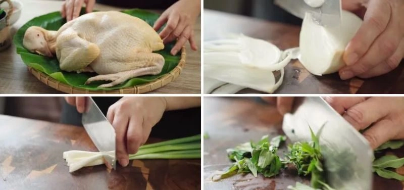cách nấu cháo gà