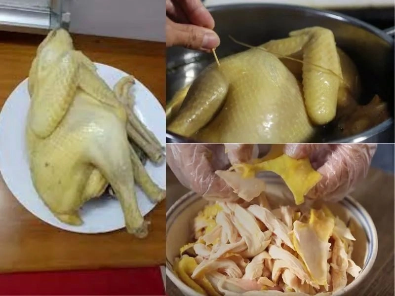 cách nấu cháo gà