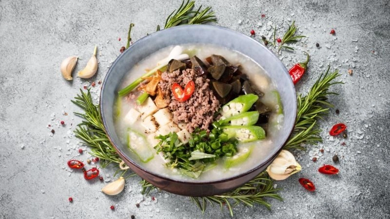 cách nấu cháo gà