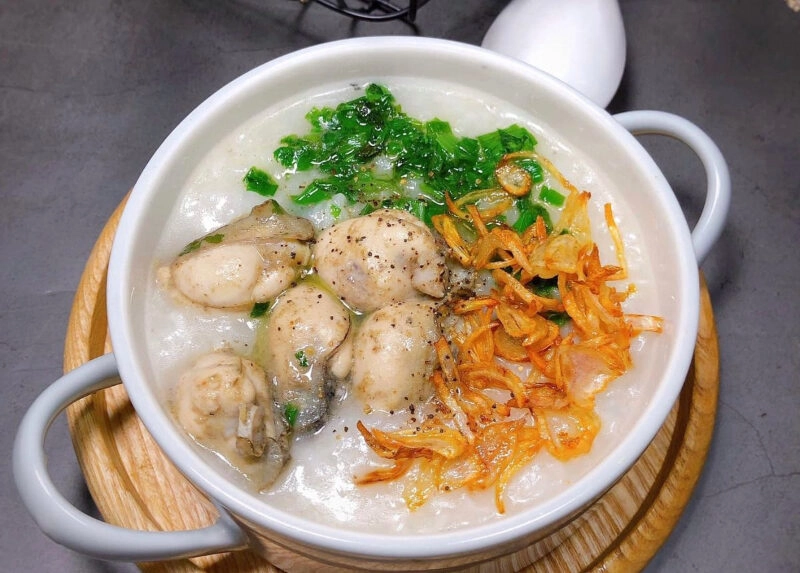 Cách nấu cháo hàu