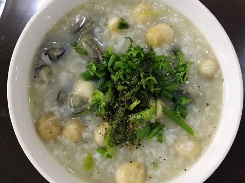 Cách nấu cháo hàu