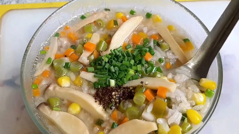 cách nấu cháo thịt bằm