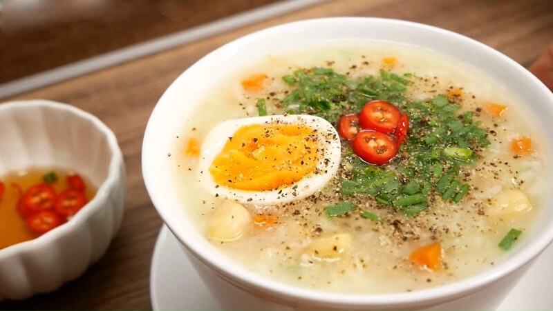 cách nấu cháo thịt bằm