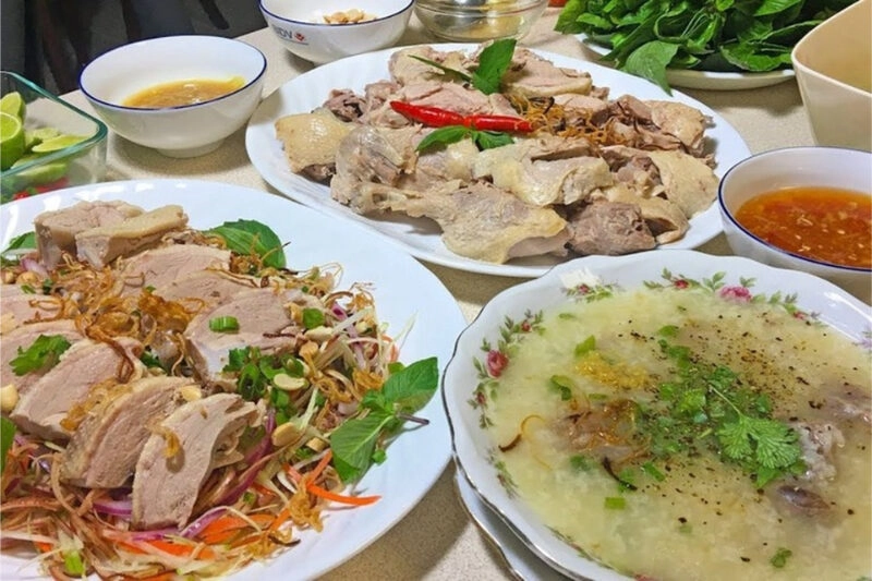 cách nấu cháo vịt