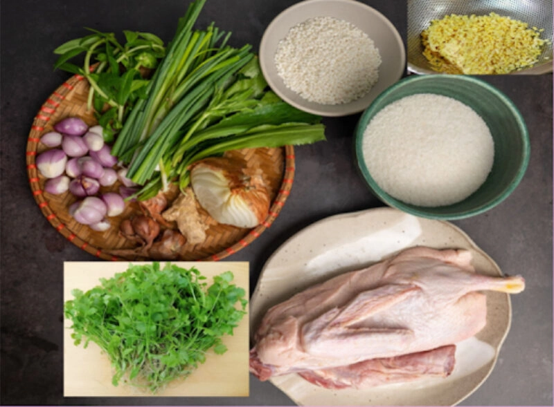 cách nấu cháo vịt