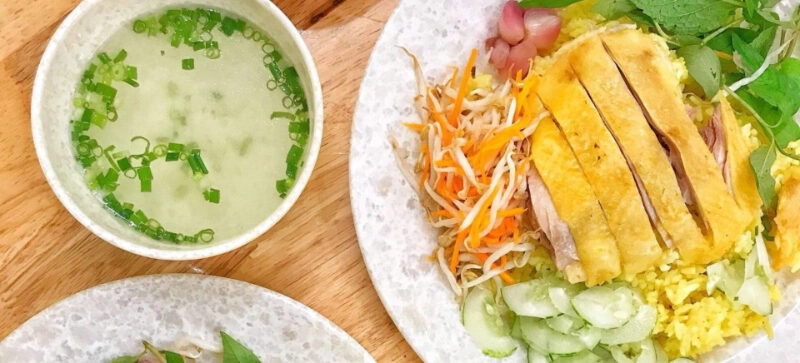 cách nấu cơm gà