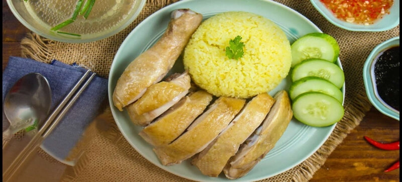 cách nấu cơm gà