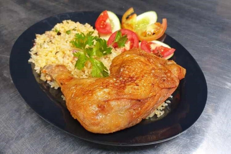 cách nấu cơm gà