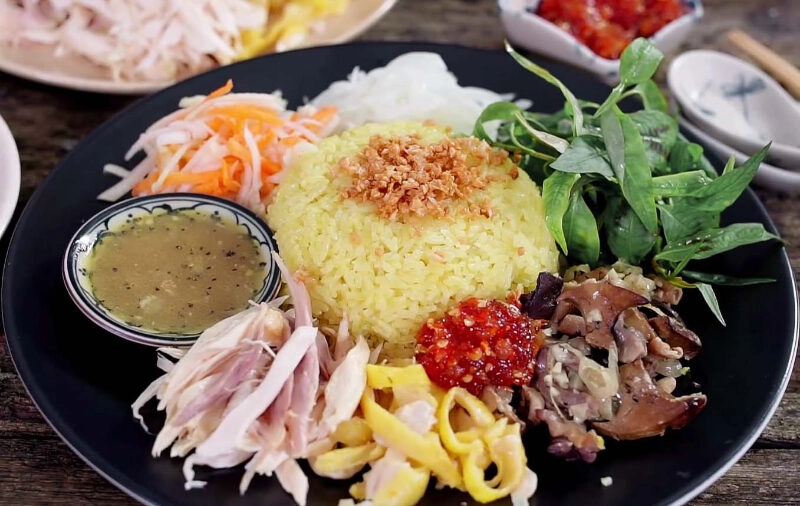 cách nấu cơm gà