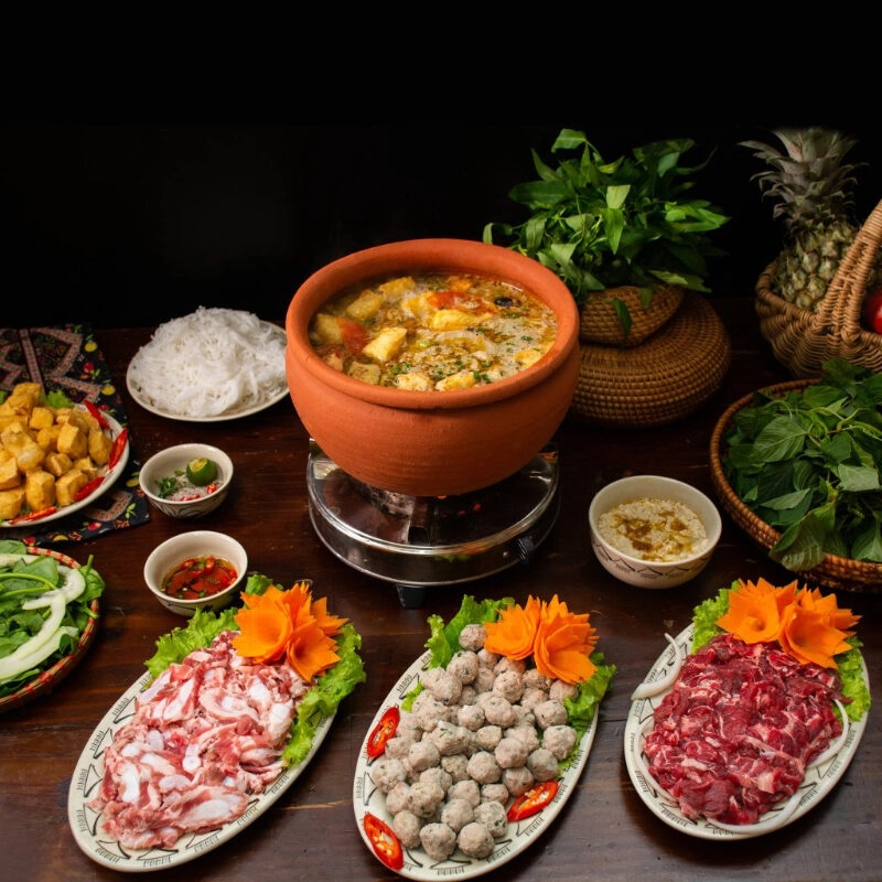 cách nấu lẩu cua đồng