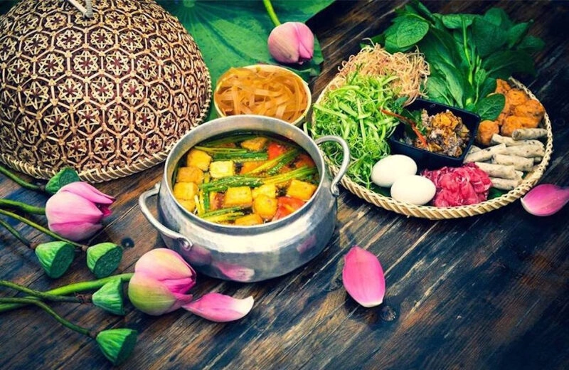 cách nấu lẩu cua đồng