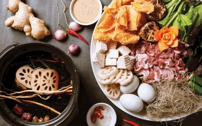 cách nấu lẩu dê