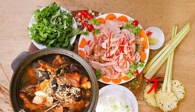 cách nấu lẩu dê