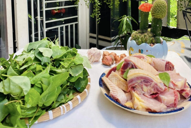 cách nấu lẩu gà lá giang