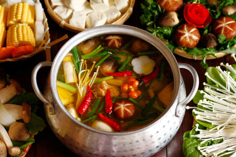 cách nấu lẩu gà