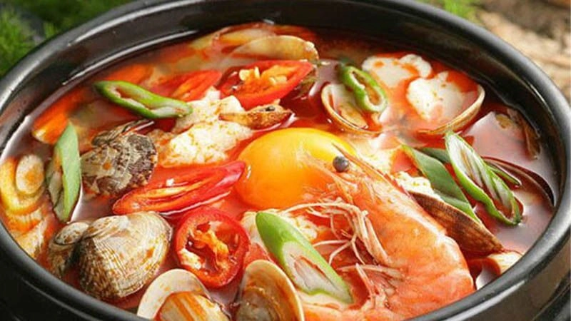 cách nấu lẩu hải sản