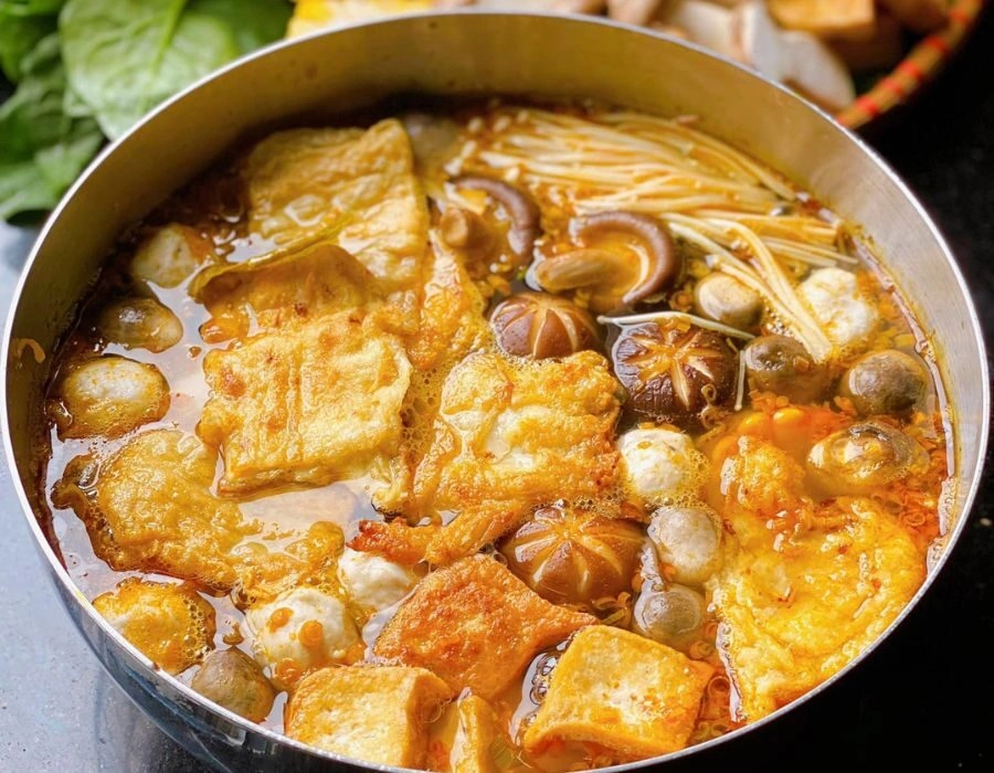 cách nấu lẩu thái chay