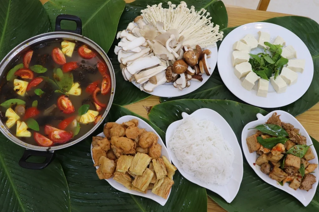 cách nấu lẩu thái chay