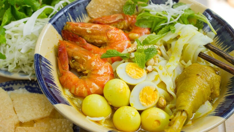 cách nấu mì quảng gà
