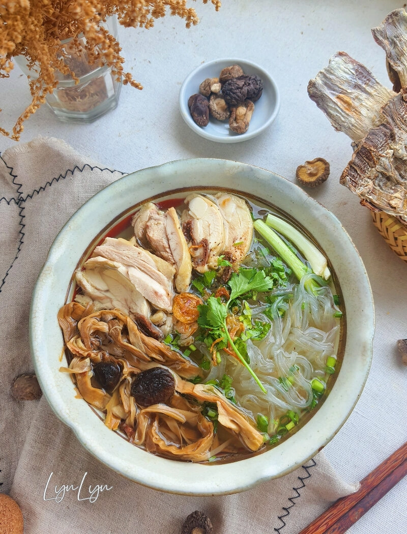 cách nấu miến gà