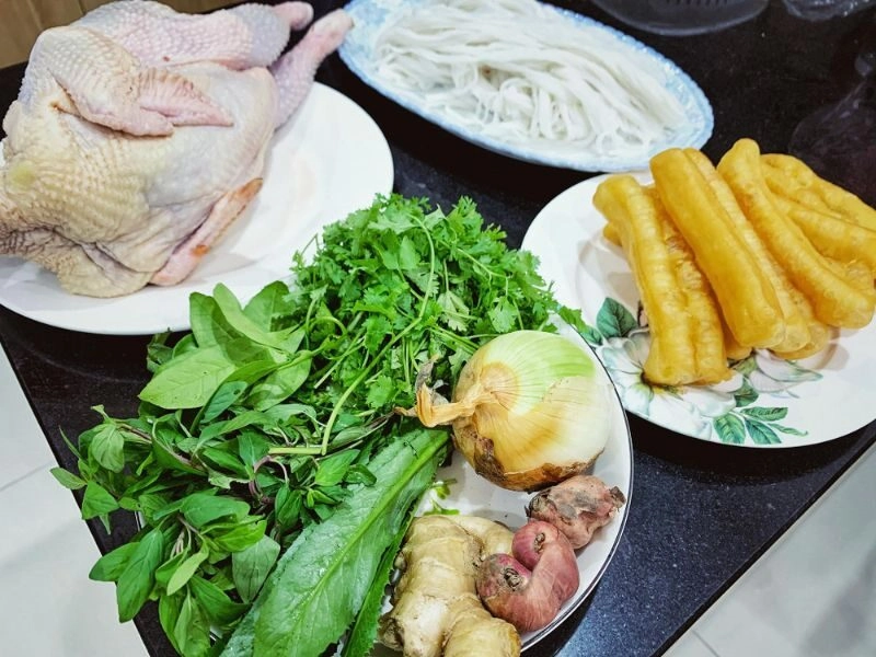 cách nấu phở gà