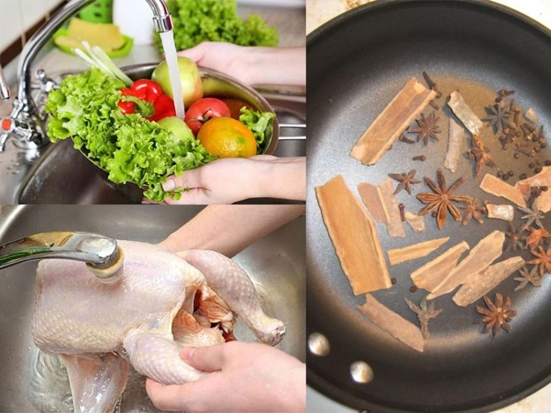 cách nấu phở gà