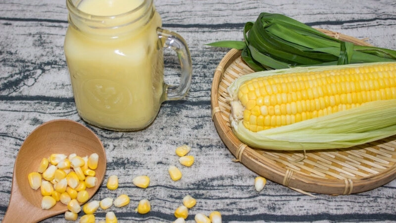 Cách nấu sữa bắp