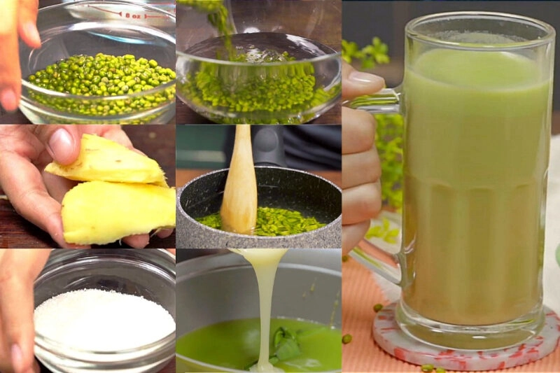 Cách nấu sữa đậu xanh