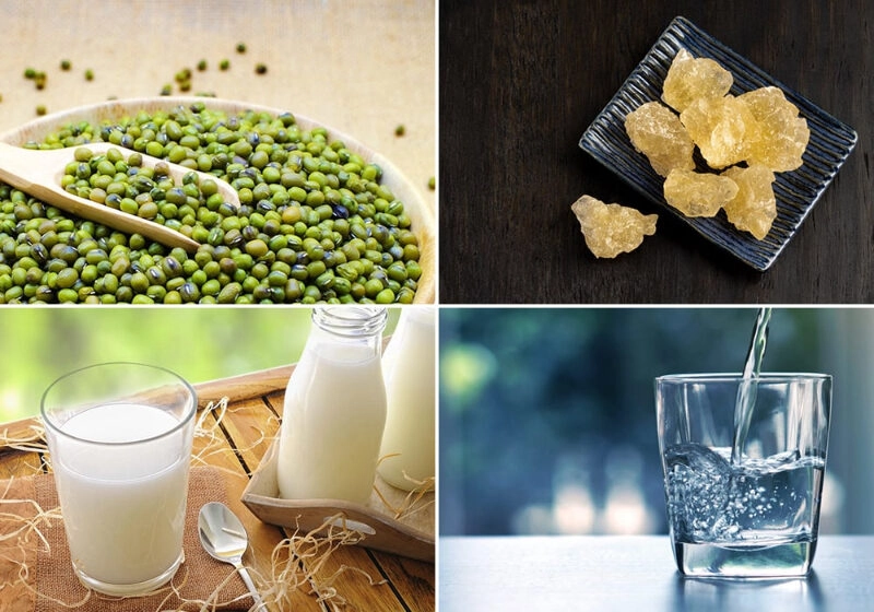 Cách nấu sữa đậu xanh
