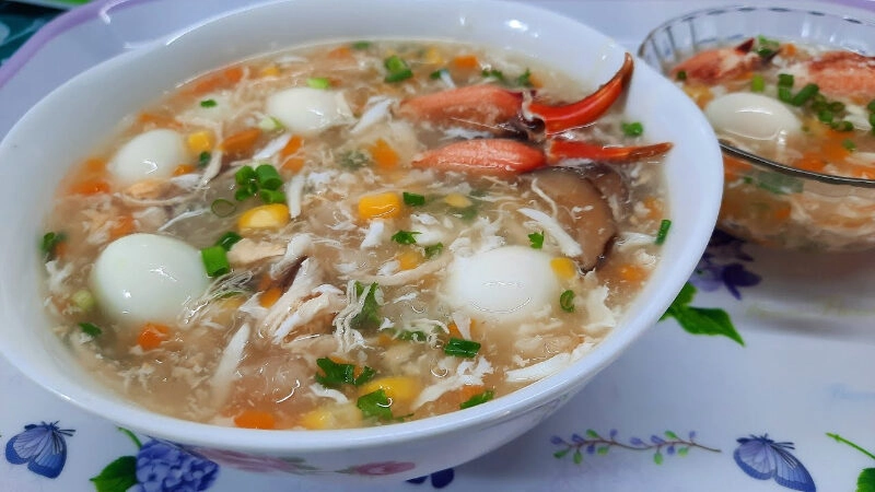 cách nấu súp cua