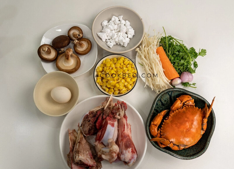 cách nấu súp cua