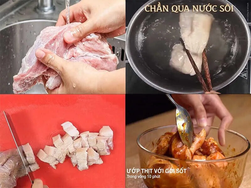 cách nấu thịt kho tàu