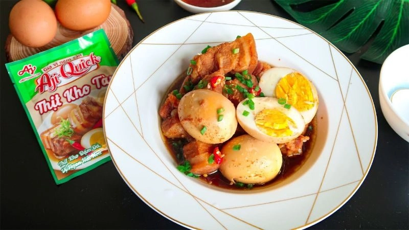 Cách nấu thịt kho trứng