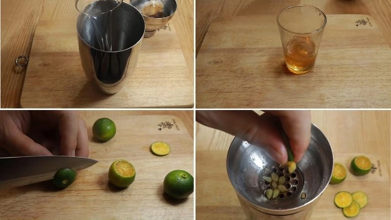 Cách nấu trà tắc