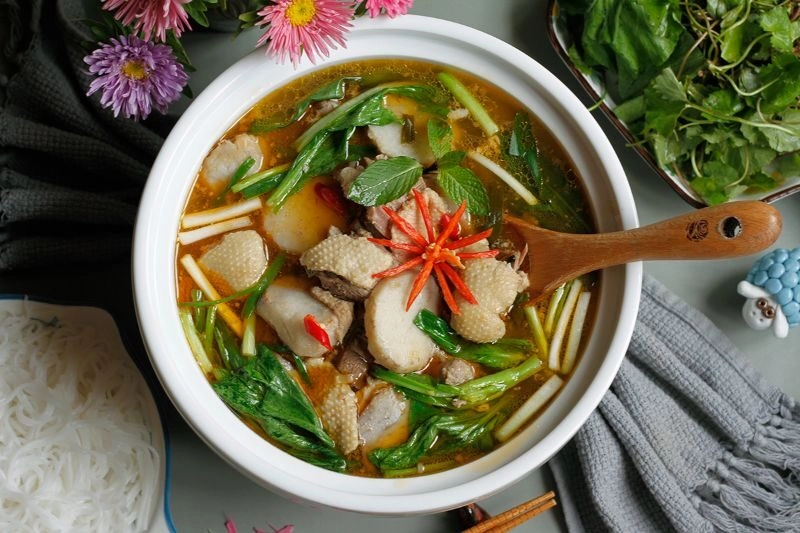 cách nấu vịt om sấu