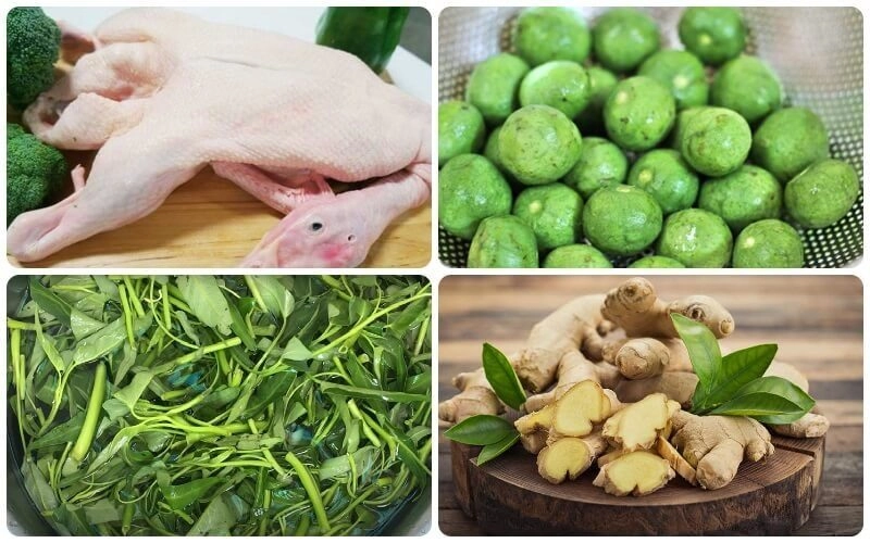 cách nấu vịt om sấu