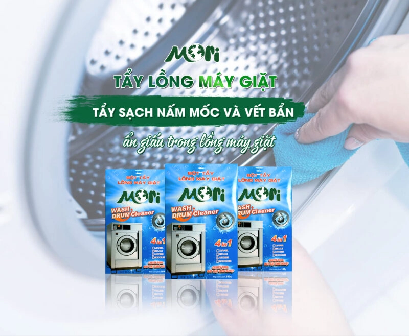 cách vệ sinh máy giặt
