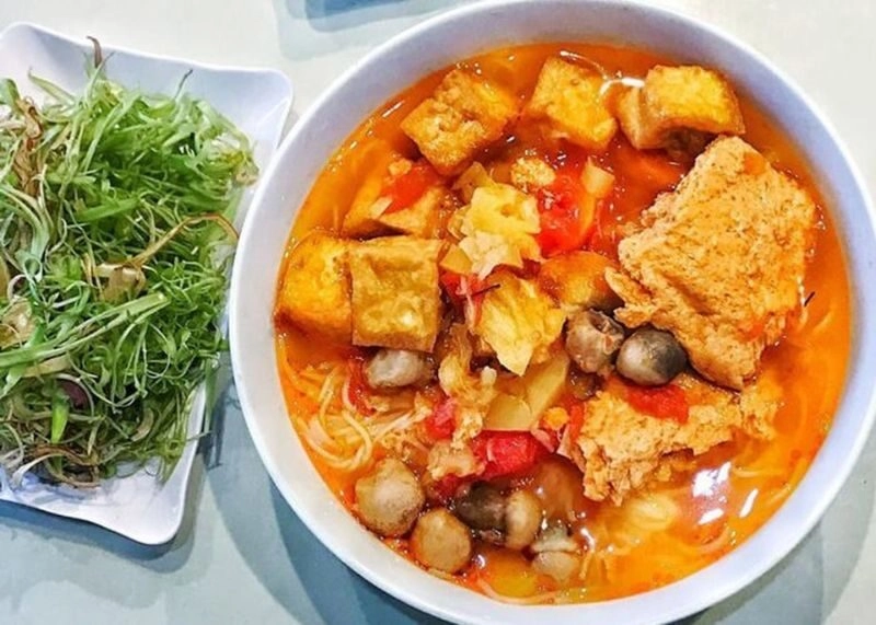 cách nấu bún riêu